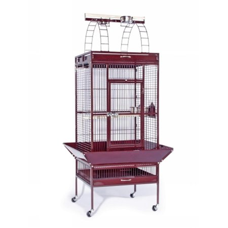 BPF 24 in. x 20 in. x 60 in. Wrought Iron Select Cage - Garnet Red BP117503